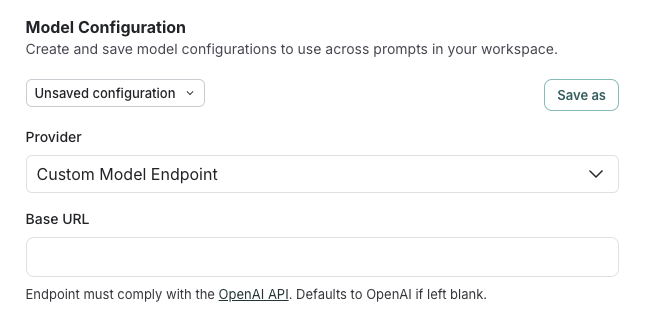 Custom Model Endpoint
